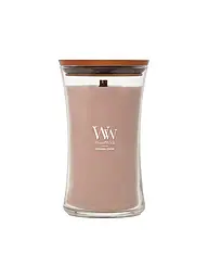 WOODWICK | Vela perfumada con mecha crepitante SANDUHR Large 610g Vanilla Bean | Beige