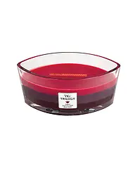 WOODWICK | Vela Elíptica con Mecha Crepitante 454g Triology Cafe Sweets | Rojo oscuro