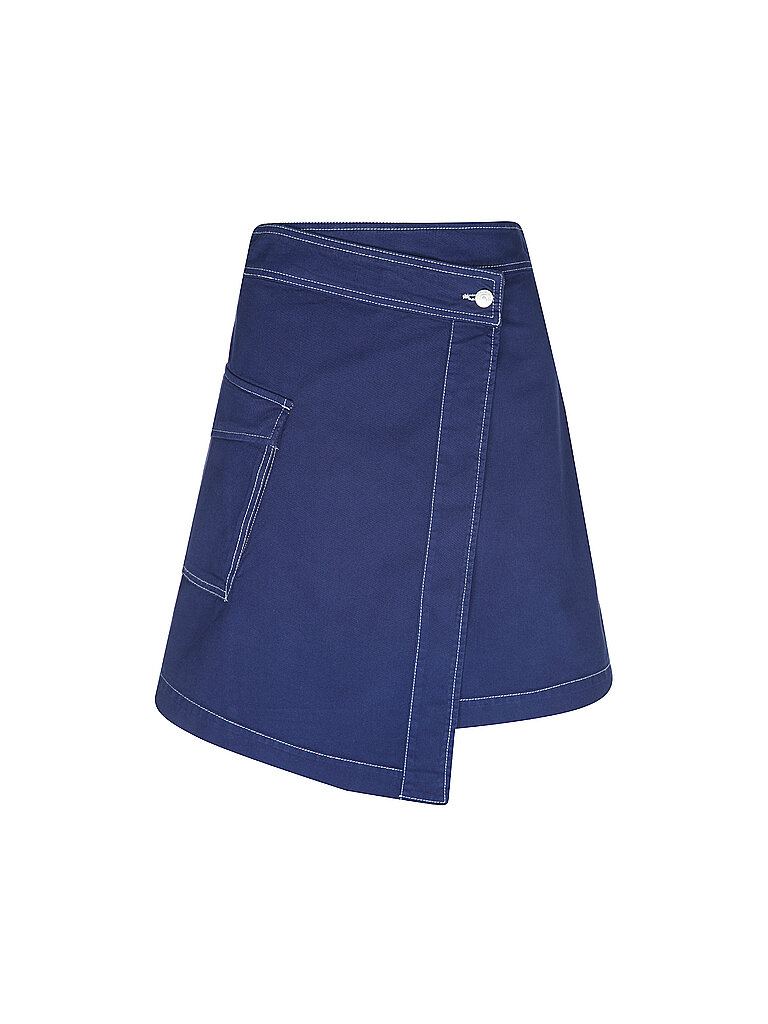 Woolrich Falda cruzada azul XS