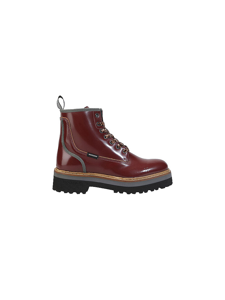 Botas con cordones ABRASIVATO rojo oscuro 41