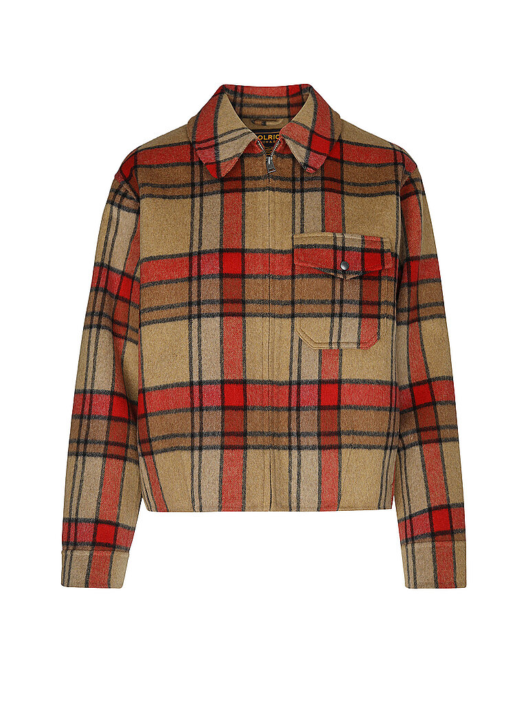 Woolrich Chaqueta de lana camel
