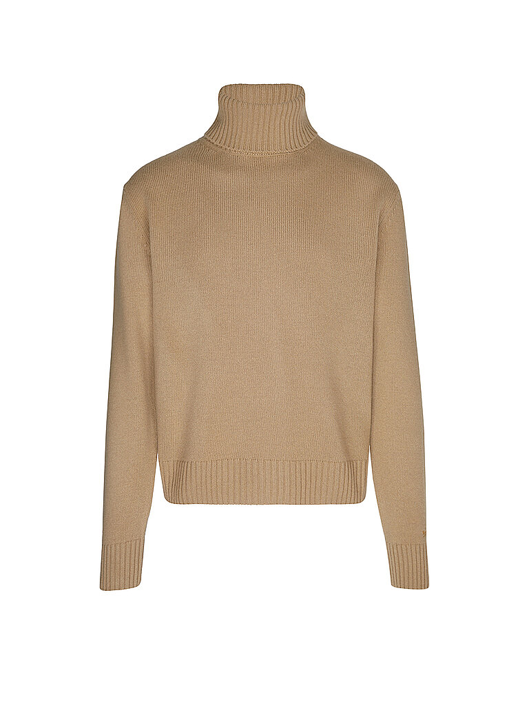 Woolrich Jersey de cuello alto camel