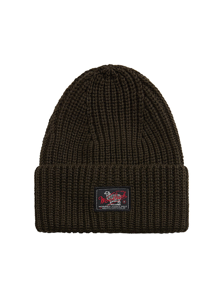 Woolrich Gorro - Gorro WM PATCH oliva