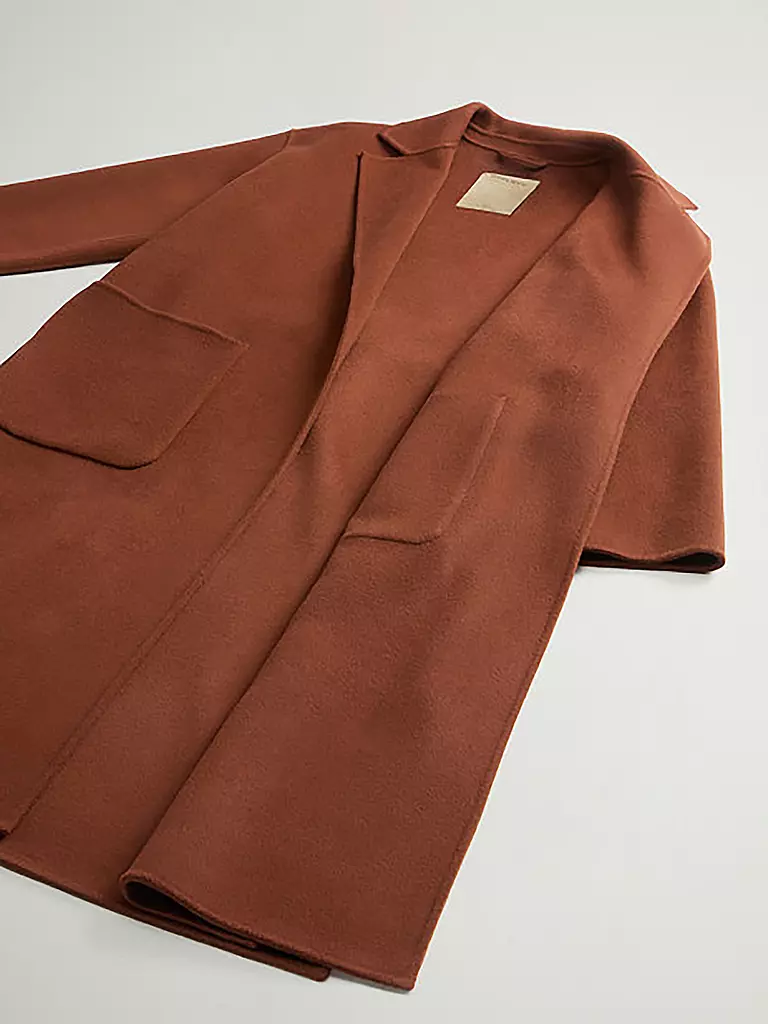 WOOLRICH | Abrigo de lana | Marrón