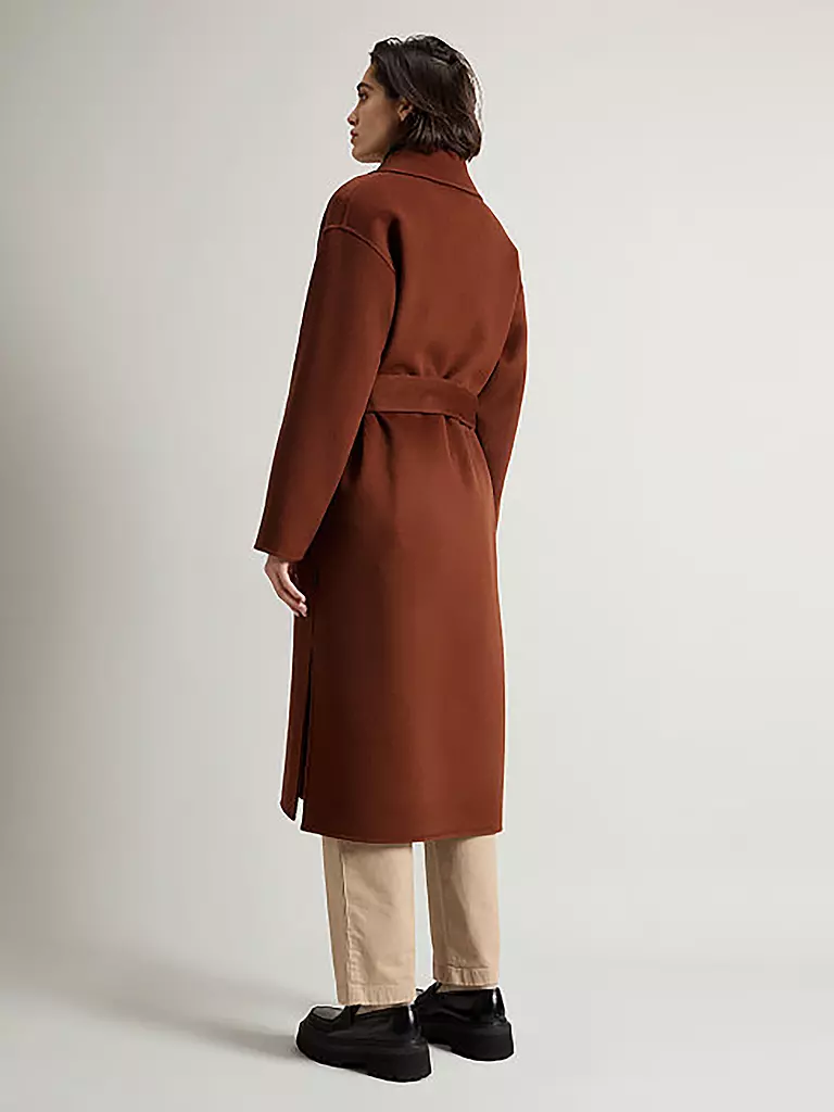 WOOLRICH | Abrigo de lana | Marrón