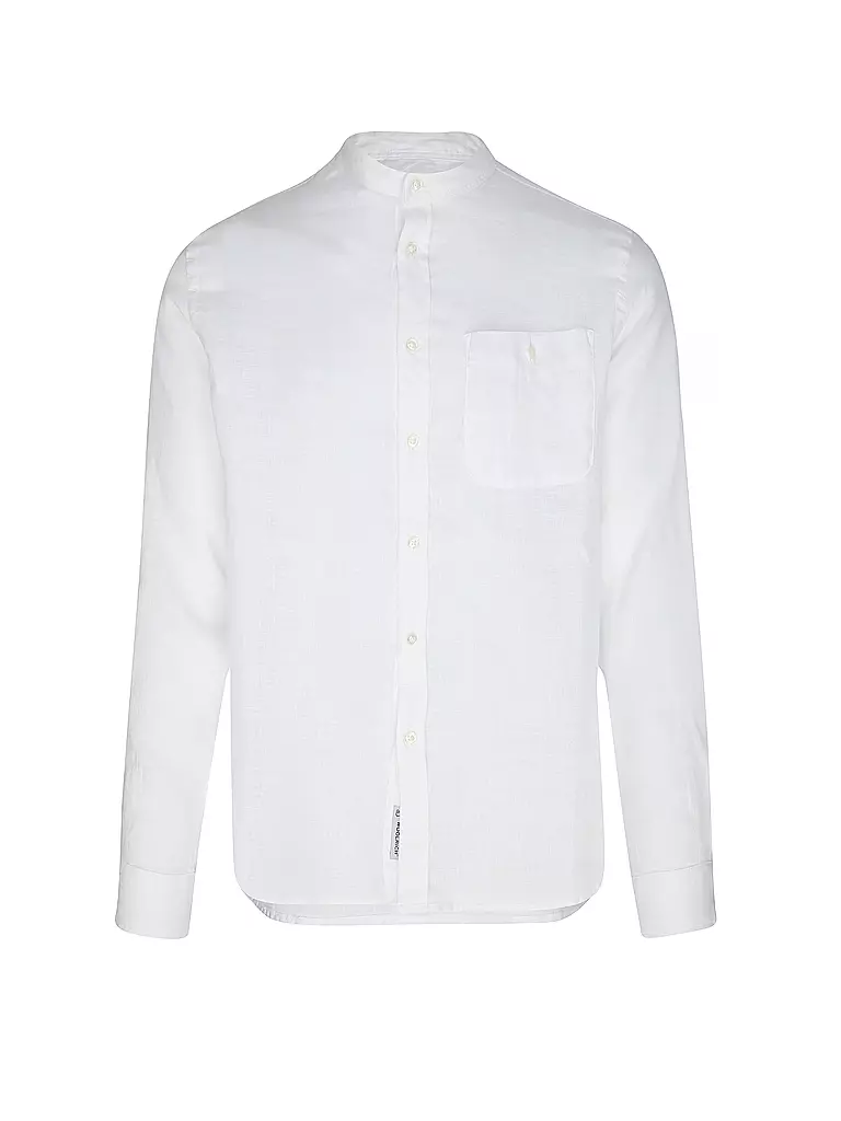 WOOLRICH | Camisa de lino corte regular | Blanco