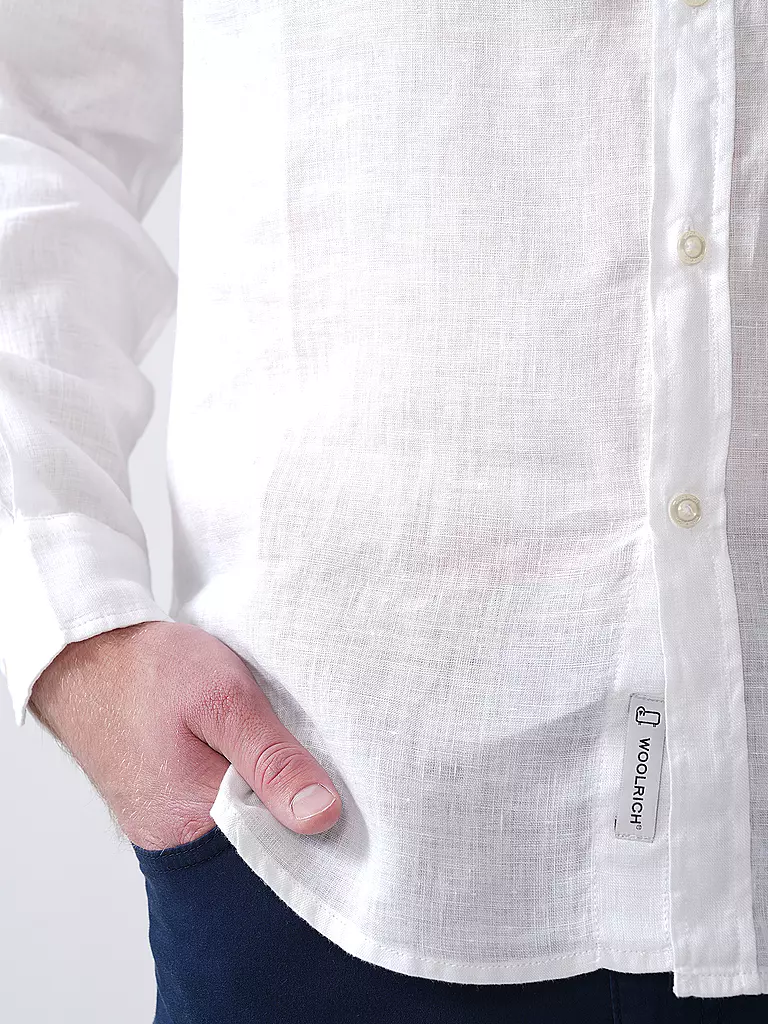 WOOLRICH | Camisa de lino corte regular | 