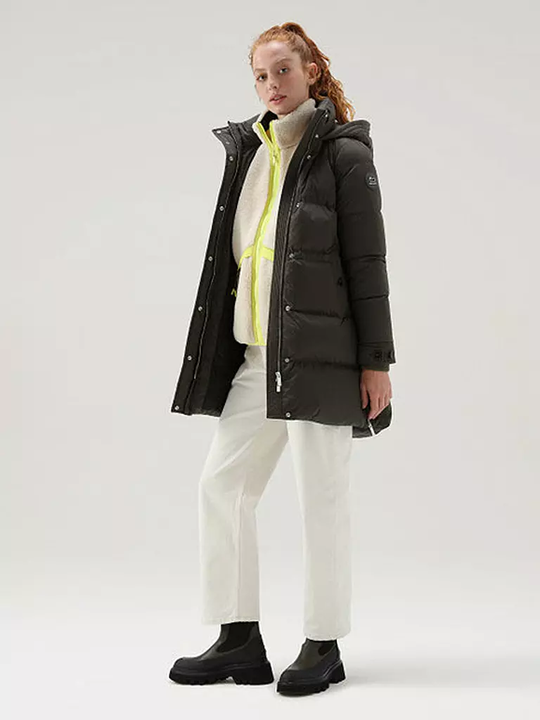 WOOLRICH | Chaqueta acolchada de plumón ALSEA | Oliva