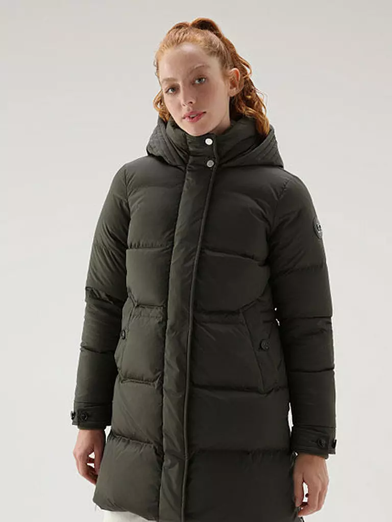 WOOLRICH | Chaqueta acolchada de plumón ALSEA | Oliva