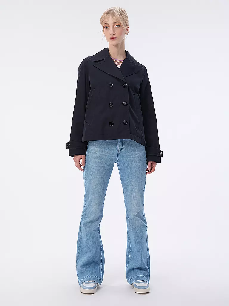 WOOLRICH | Chaqueta HAVICE PEACOAT | Azul oscuro