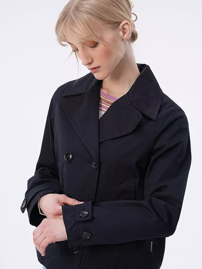 WOOLRICH | Chaqueta HAVICE PEACOAT | Azul oscuro