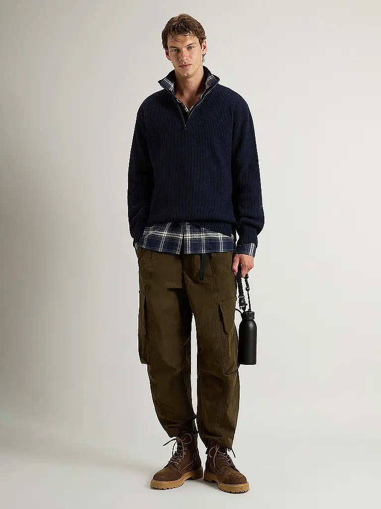 WOOLRICH | Jersey Troyer | Azul