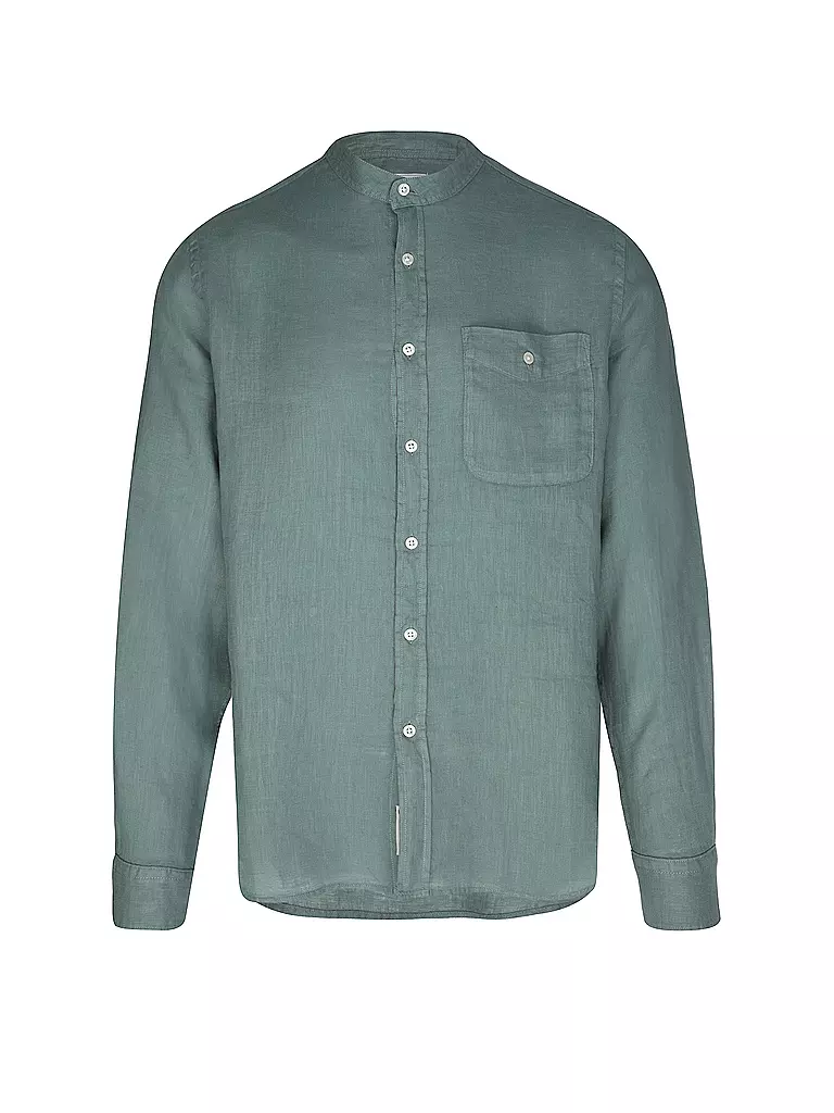 WOOLRICH | Leinenhemd Regular Fit  | Menta