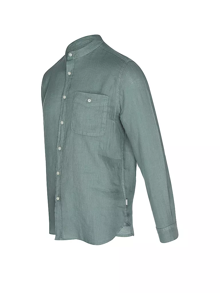 WOOLRICH | Leinenhemd Regular Fit  | Menta