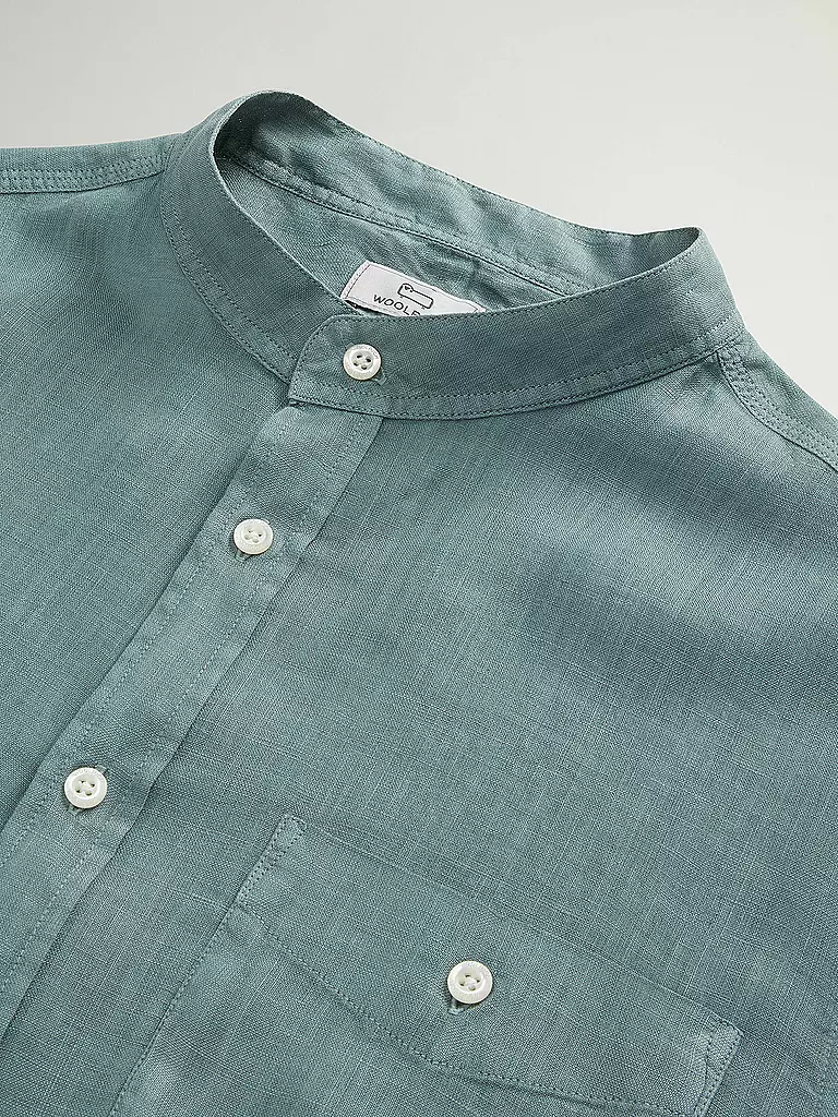 WOOLRICH | Leinenhemd Regular Fit  | Menta