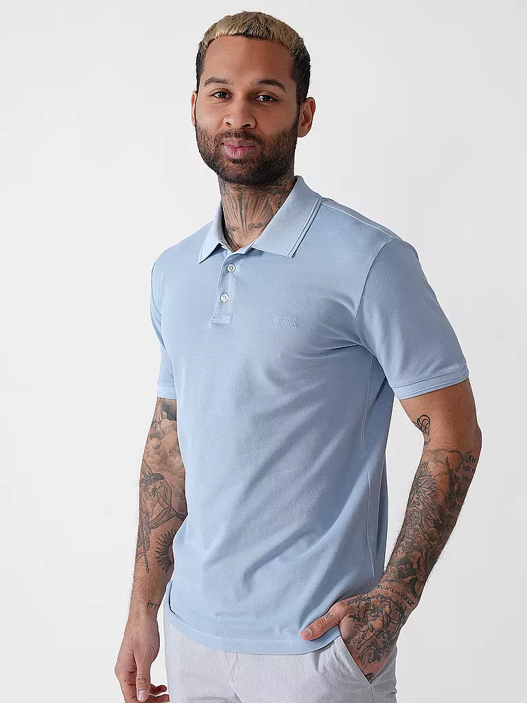WOOLRICH | Poloshirt MACKINACK | Azul claro
