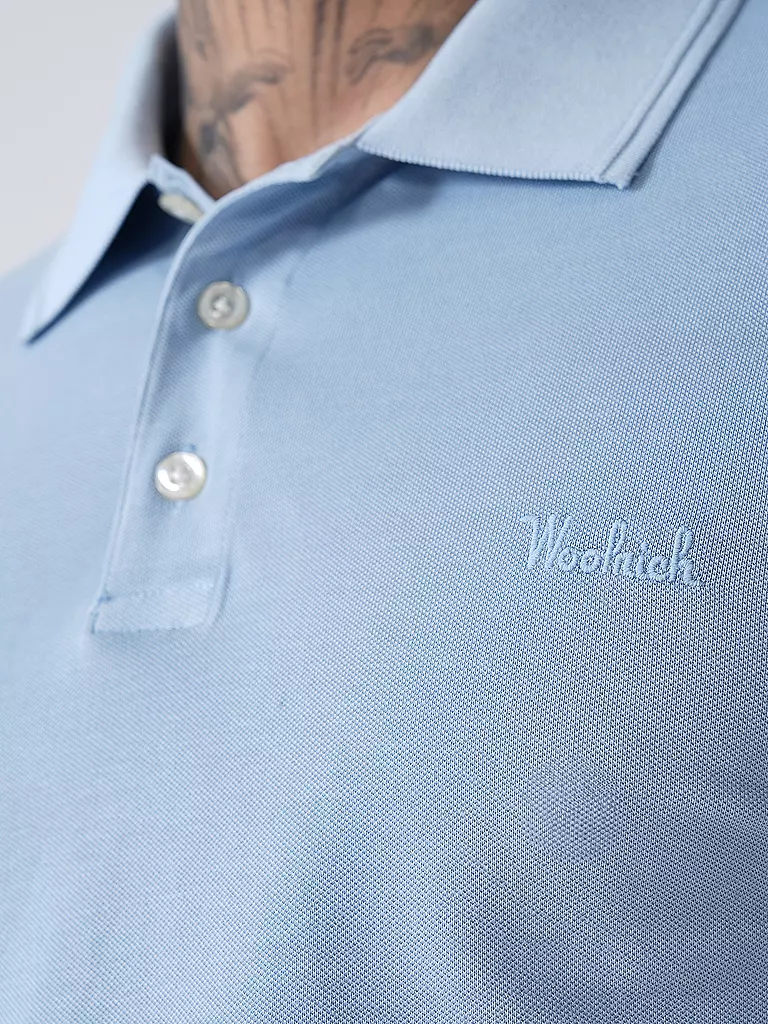 WOOLRICH | Poloshirt MACKINACK | Azul claro