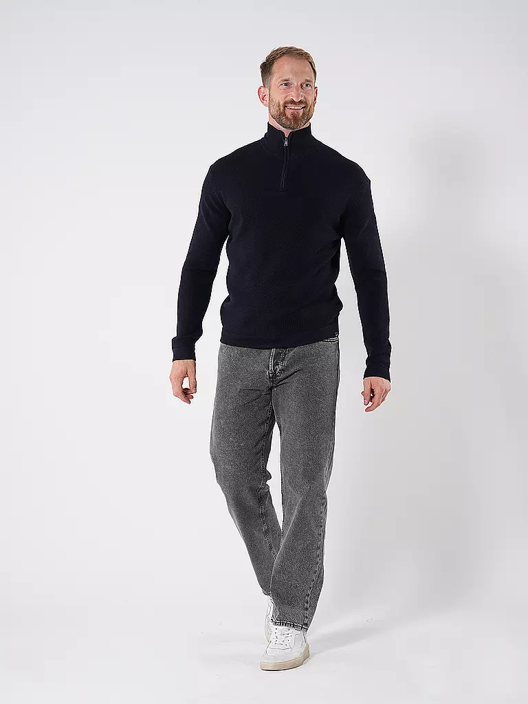 WOOLRICH | Troyer Pullover | Azul