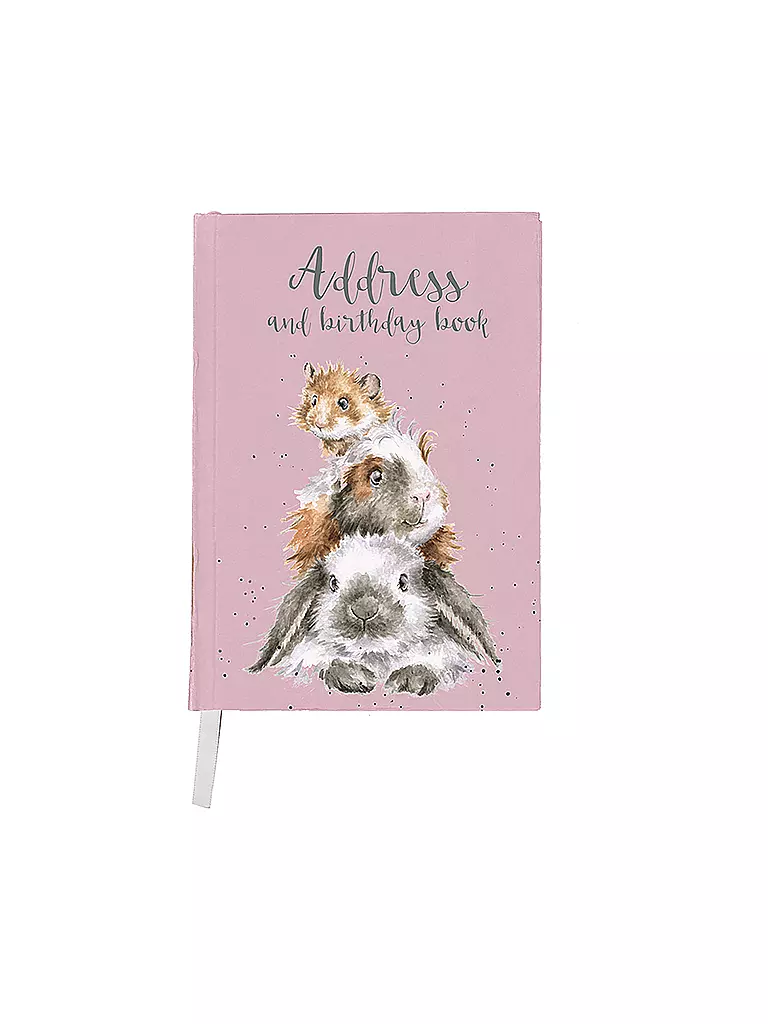 WRENDALE | Libreta de direcciones Piggy in the Middle | Rosa