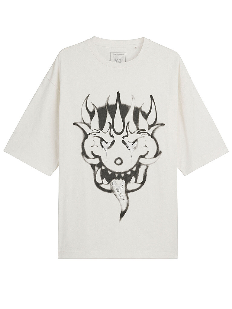Y-3 Camiseta crema
