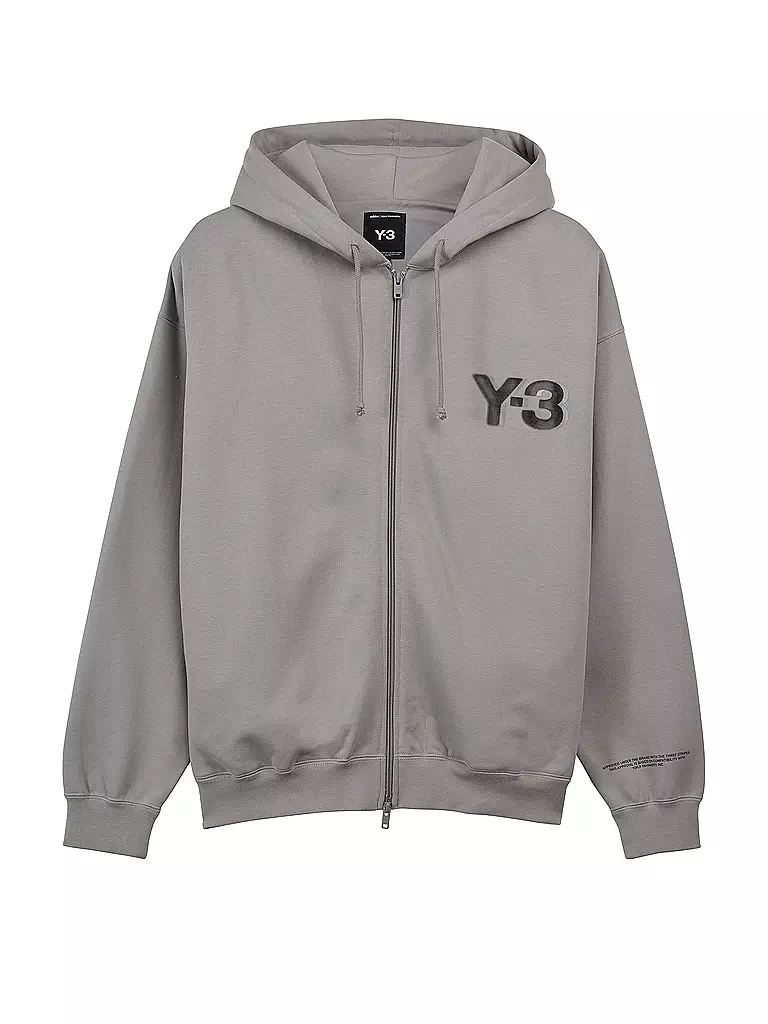 Y-3 | Sudadera con cremallera | Gris