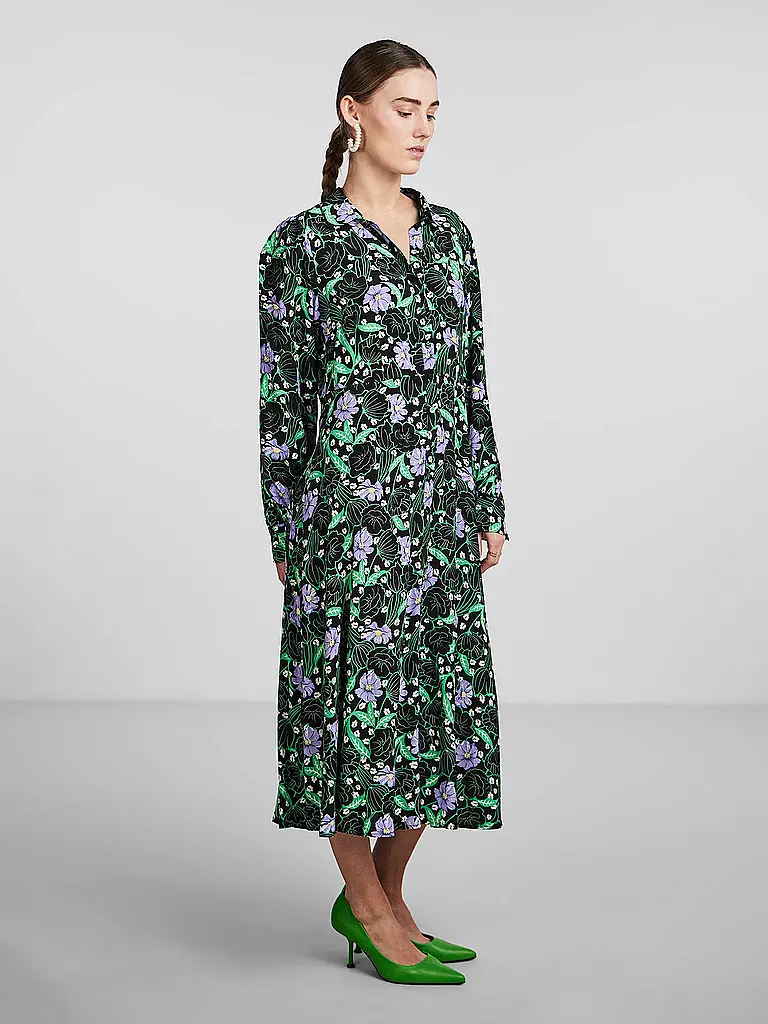 YAS | Hemdblusenkleid YASKATYRA | Multicolor