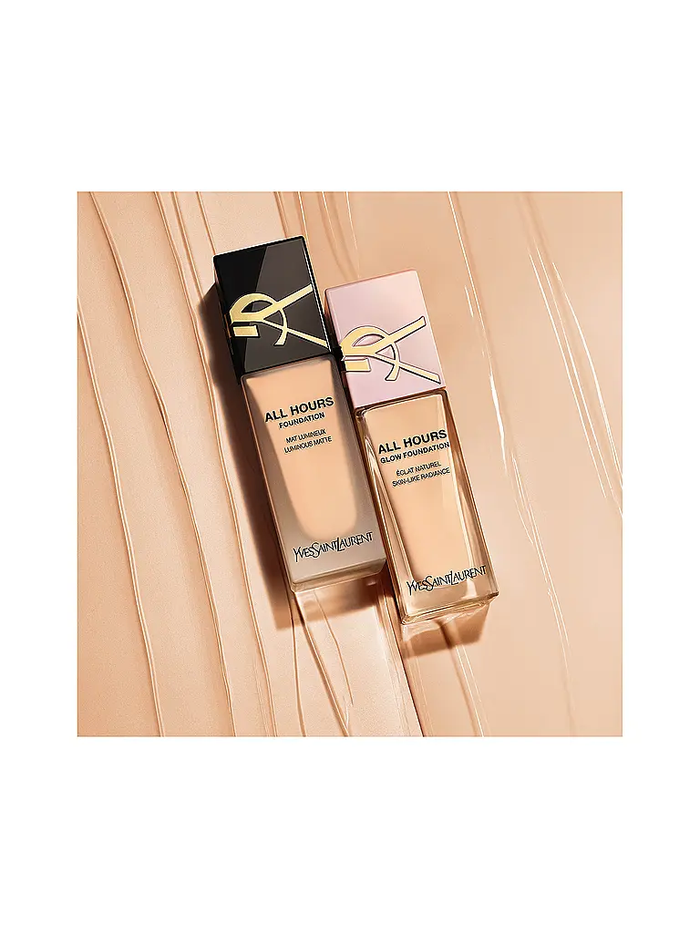 YVES SAINT LAURENT | All Hours Glow Foundation MN7 | Marrón claro