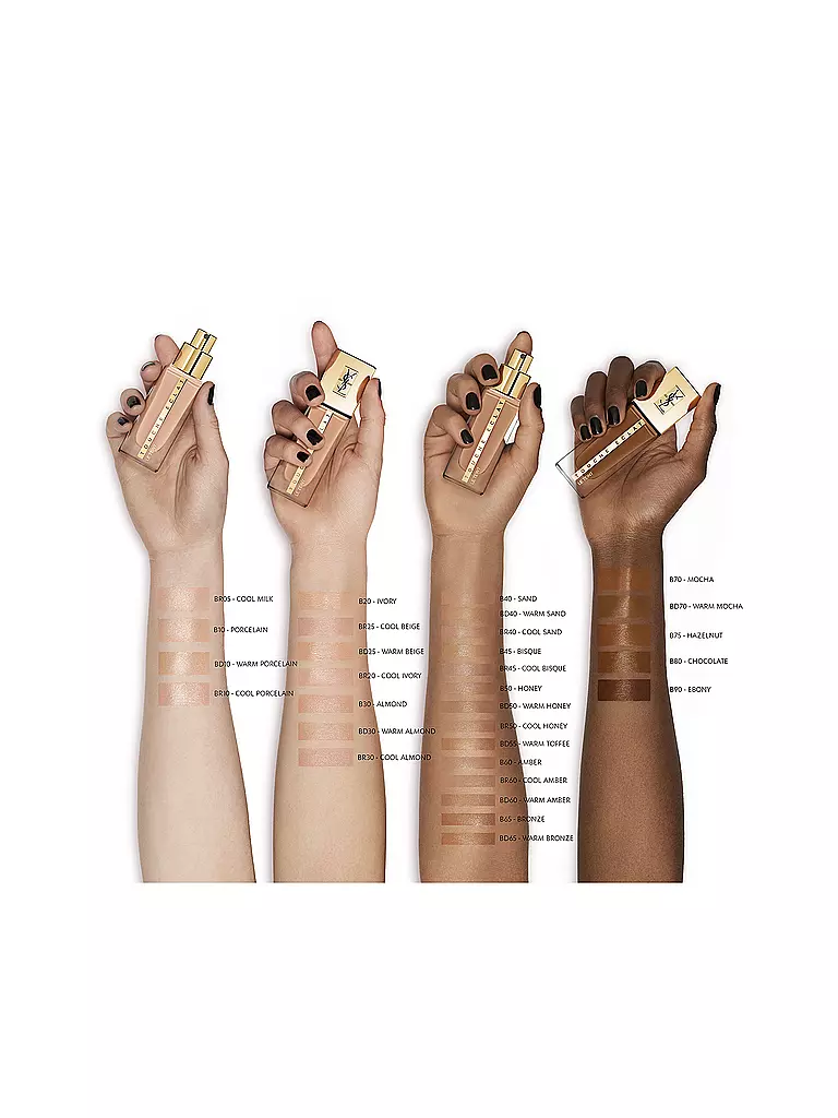 YVES SAINT LAURENT | Base de maquillaje Touche Éclat Le Teint (B70 Mocha) | 