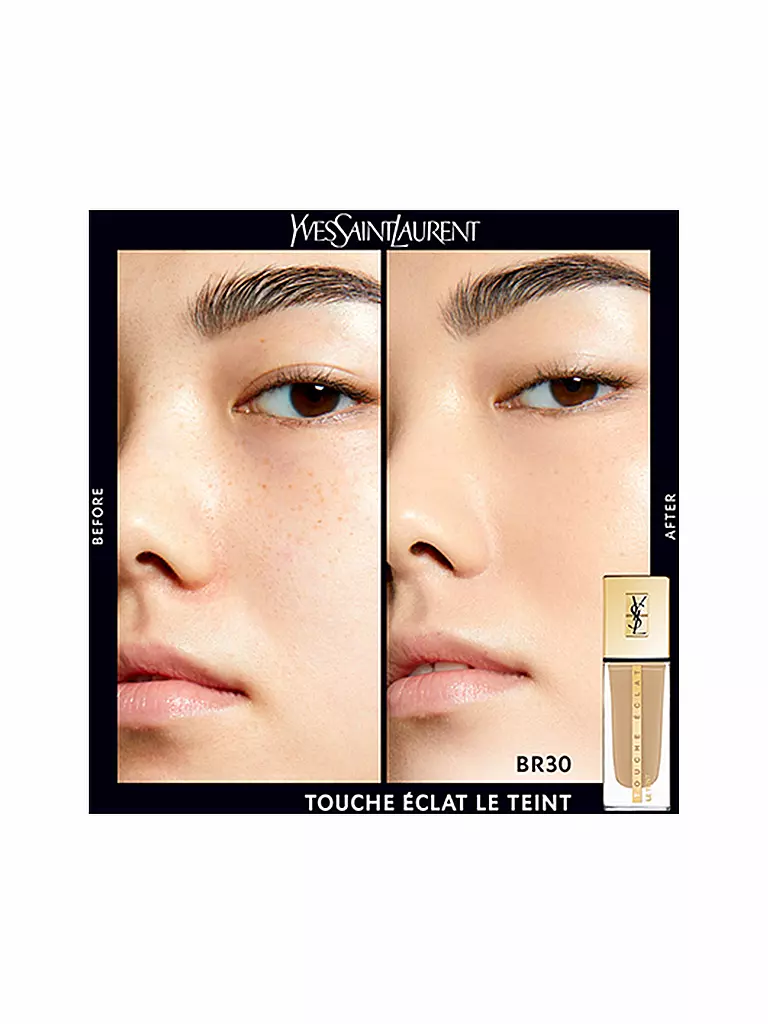 YVES SAINT LAURENT | Base de maquillaje Touche Éclat Le Teint (BR30 Cool Almond) | Camel