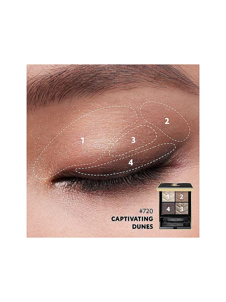 YVES SAINT LAURENT | Couture Mini Clutch Paleta de Sombras de Ojos (720 Captivating Dunes) | 