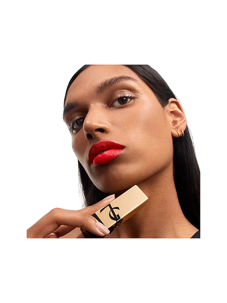 YVES SAINT LAURENT | Lápiz labial - Barra de labios Rouge Pur Couture (N.º R12 - Rouge Feminin) | 
