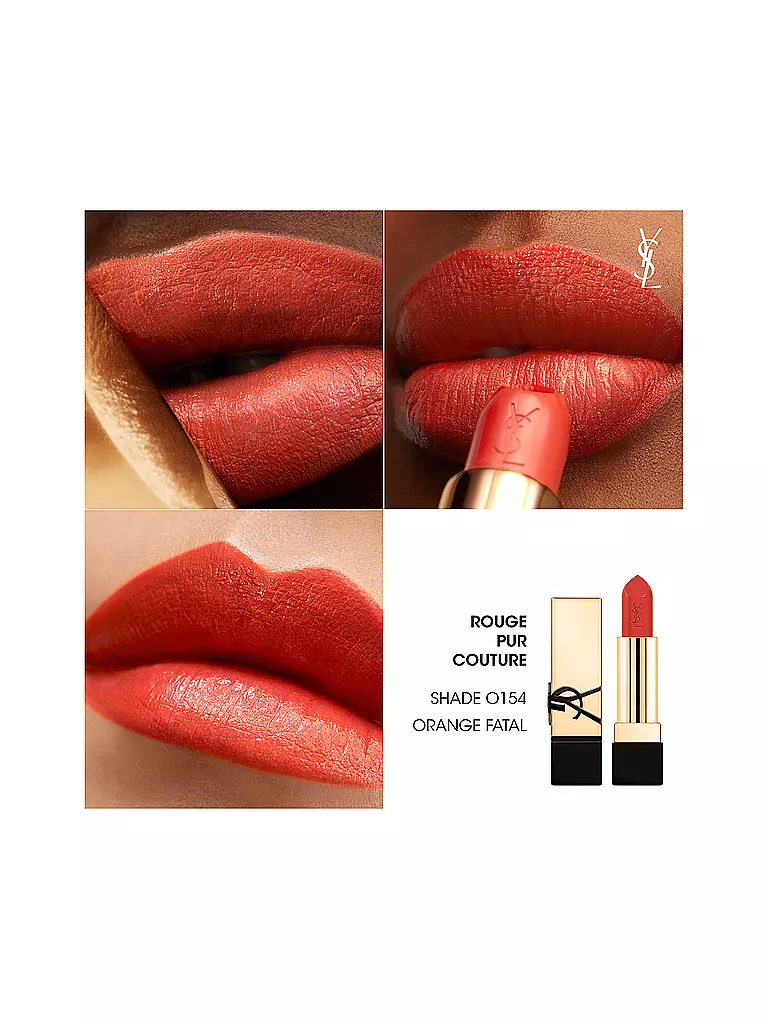 YVES SAINT LAURENT | Lápiz labial - Rouge Pur Couture (154) | Rojo oscuro