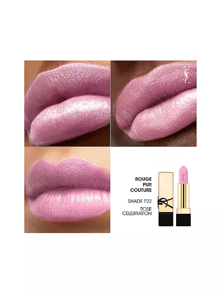 YVES SAINT LAURENT | Lápiz labial - Rouge Pur Couture (P22) | Rosa