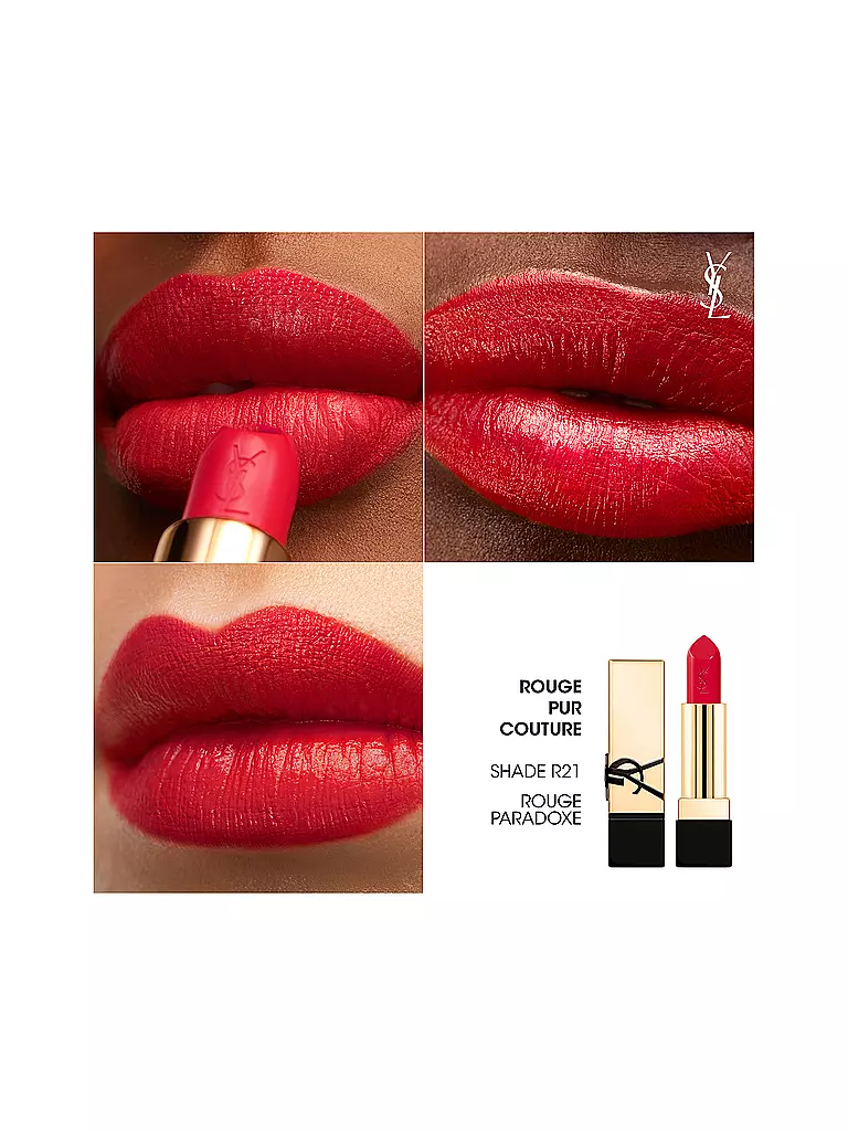 YVES SAINT LAURENT | Lápiz labial - Rouge Pur Couture (R21) | Rojo