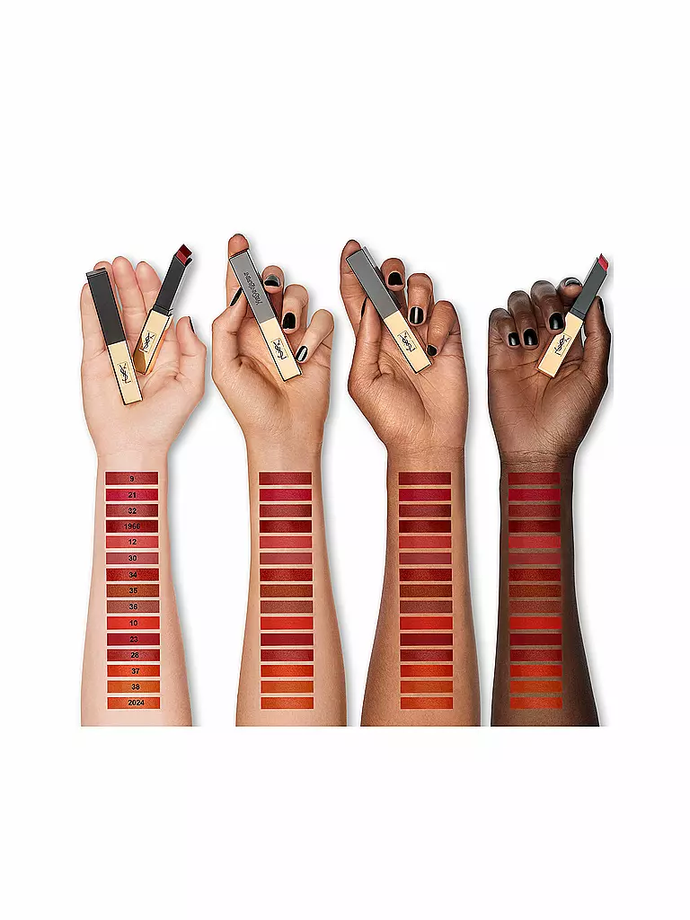 YVES SAINT LAURENT | Lápiz labial - Rouge Pur Couture The Slim (38) | Naranja
