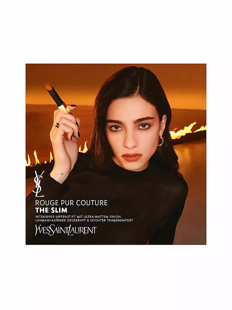 YVES SAINT LAURENT | Lápiz labial - Rouge Pur Couture The Slim (38) | Naranja