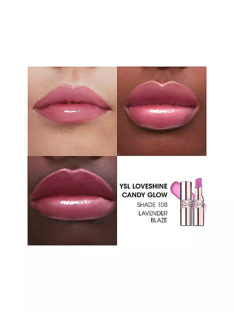 YVES SAINT LAURENT | Labial - Loveshine Candy Glow Balm (10B Lavender Blaze) | 