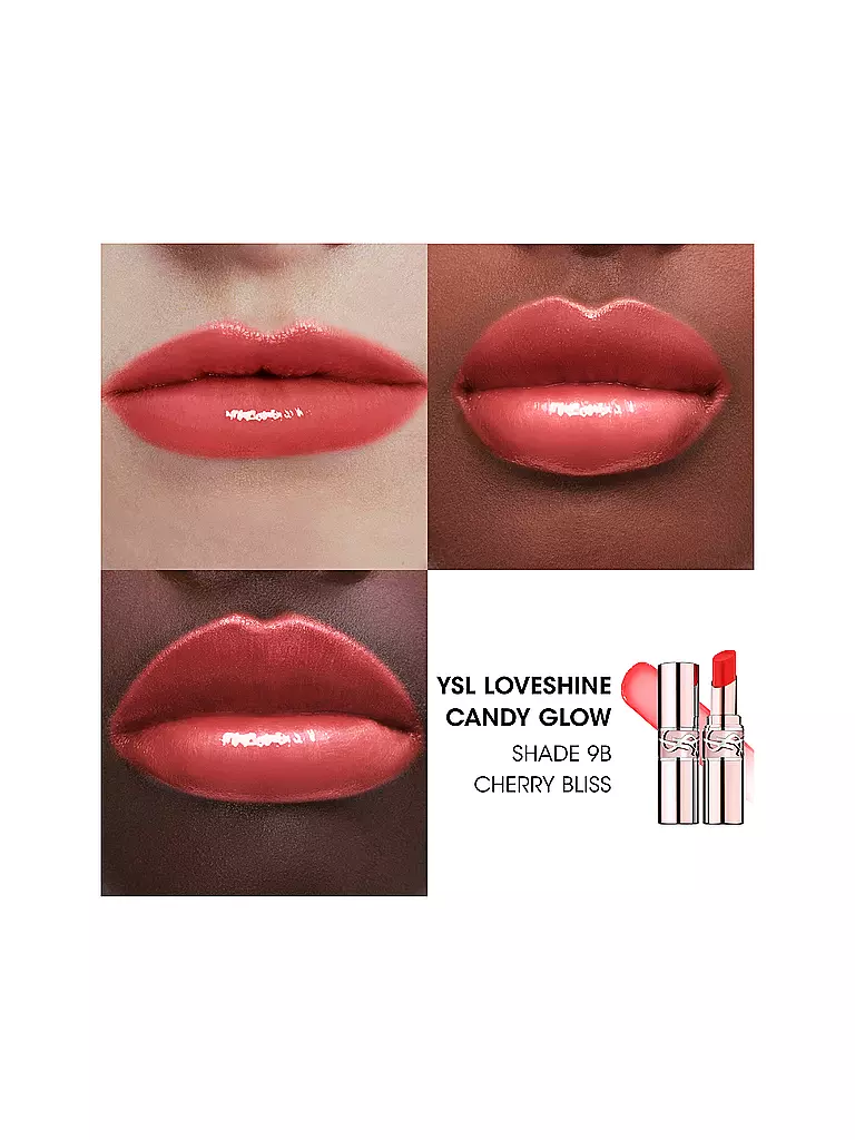 YVES SAINT LAURENT | Labial - Loveshine Candy Glow Balm (9B Cherry Pliss) | Rojo