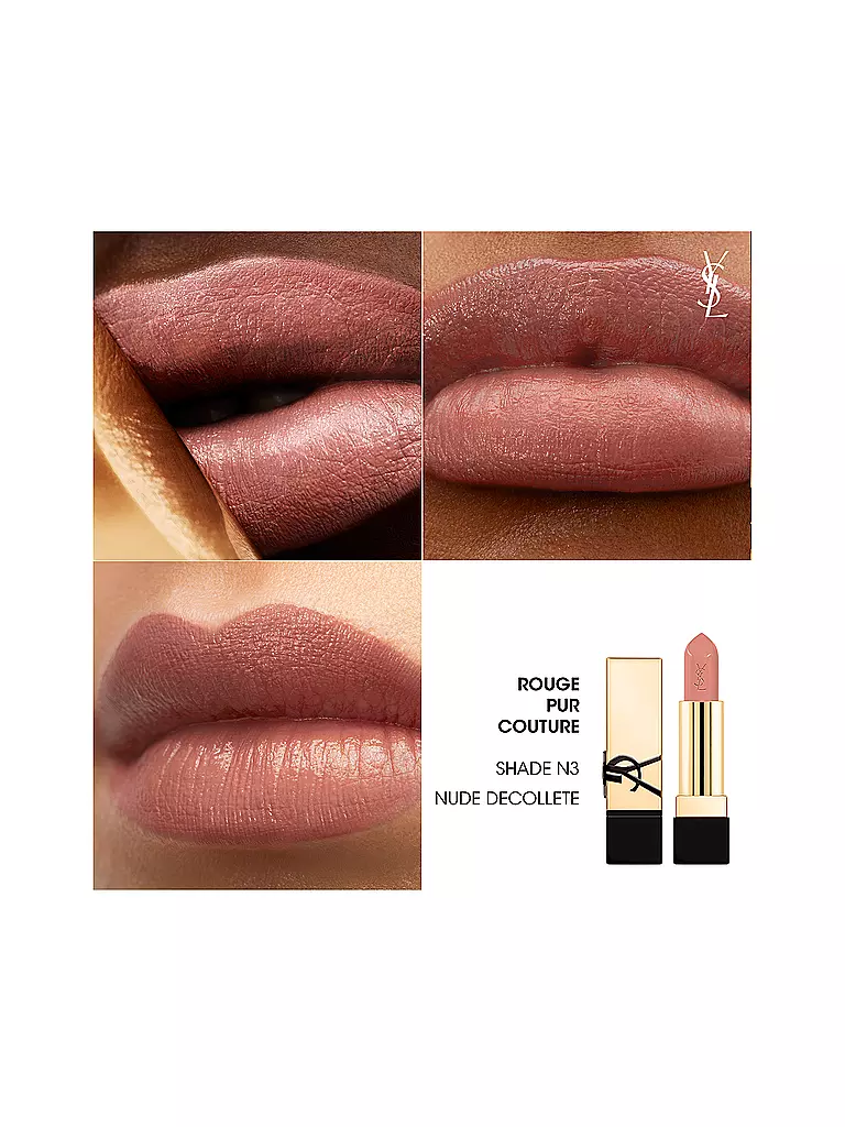 YVES SAINT LAURENT | Labial - Rouge Pur Couture (N3) | Rosa