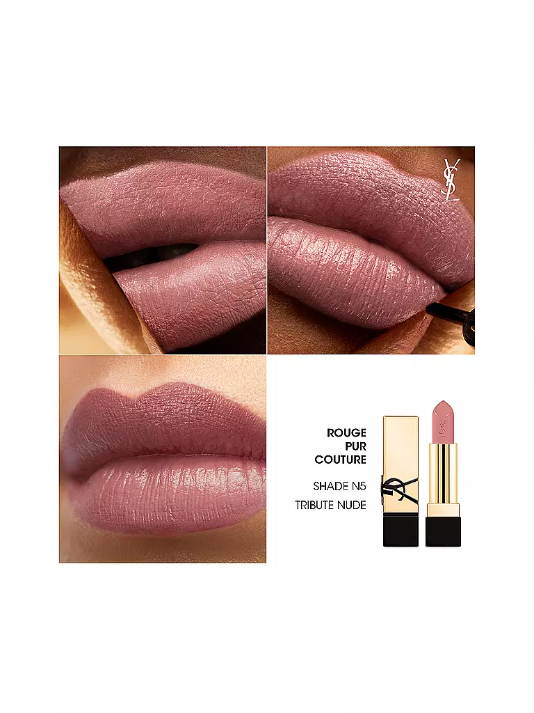 YVES SAINT LAURENT | Labial - Rouge Pur Couture (N5) | Rosa