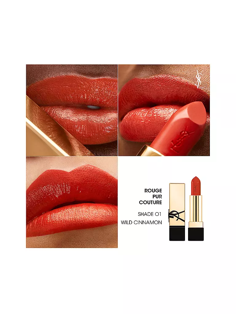 YVES SAINT LAURENT | Labial - Rouge Pur Couture (O1) | Rojo oscuro