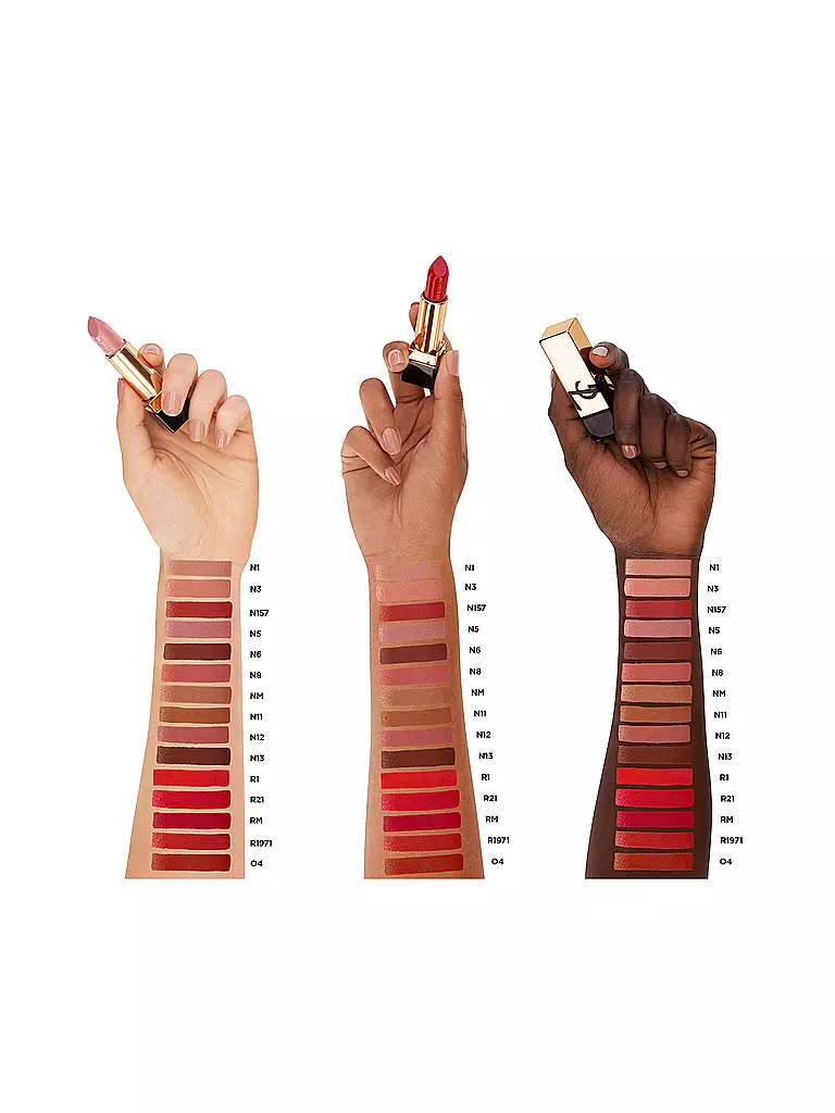 YVES SAINT LAURENT | Labial - Rouge Pur Couture (O1) | Rojo oscuro