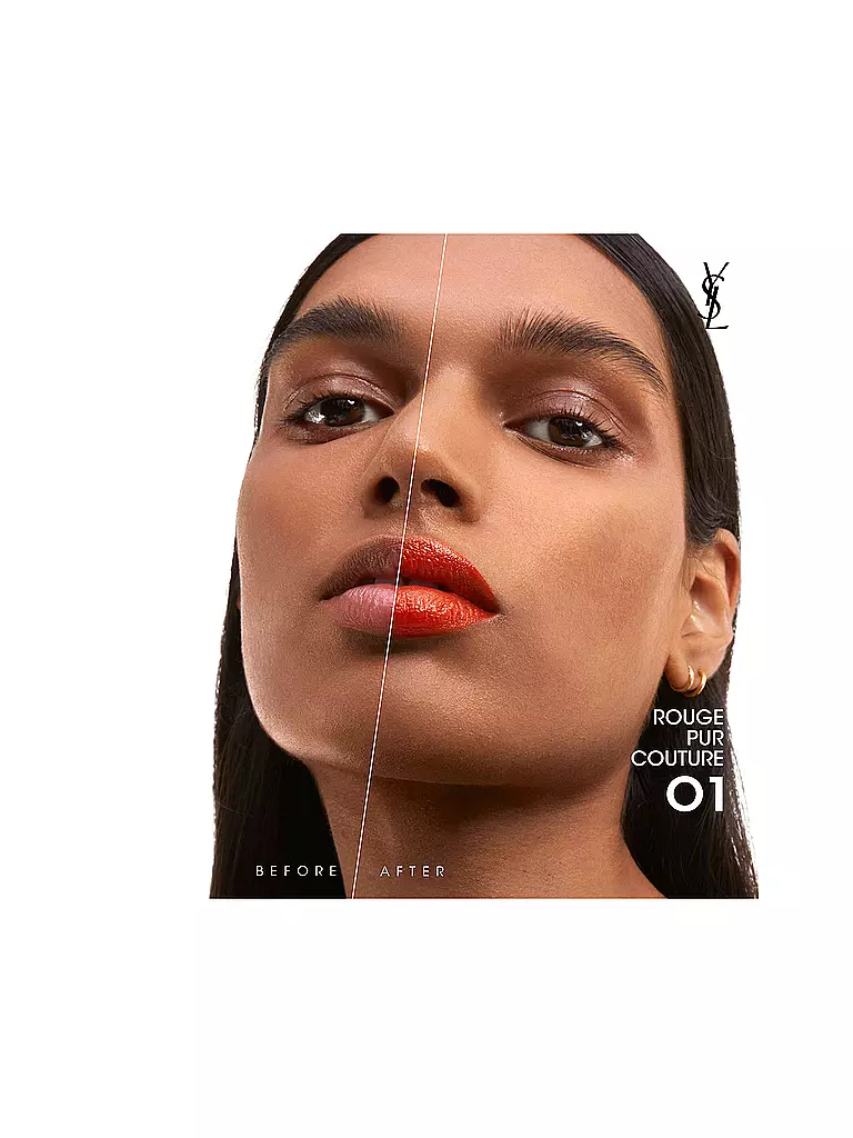 YVES SAINT LAURENT | Labial - Rouge Pur Couture (O1) | Rojo oscuro
