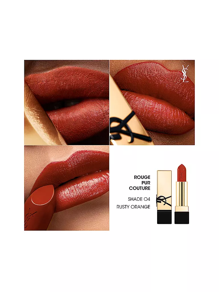 YVES SAINT LAURENT | Labial - Rouge Pur Couture (O4) | Rojo oscuro