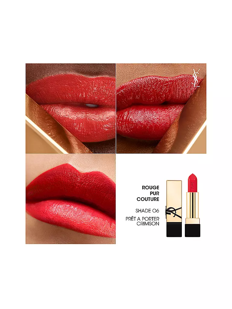 YVES SAINT LAURENT | Labial - Rouge Pur Couture (O6) | Rojo oscuro
