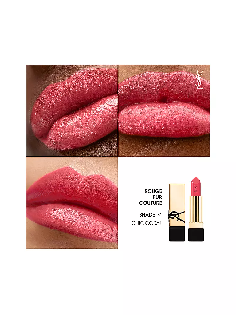 YVES SAINT LAURENT | Labial - Rouge Pur Couture (P4) | Coral