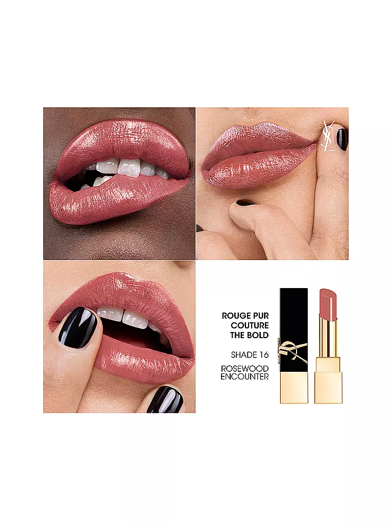 YVES SAINT LAURENT | Labial - Rouge Pur Couture The Bold Nude (16 Rosewood) | Rosa