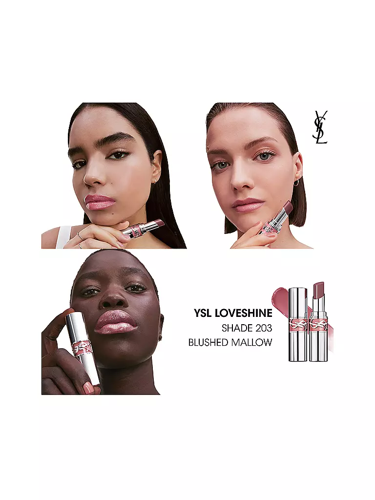YVES SAINT LAURENT | Labial Loveshine (203 Blushed Mallow) | 
