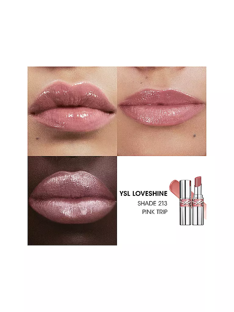 YVES SAINT LAURENT | Labial Loveshine (213 Pink Me) | Rosa