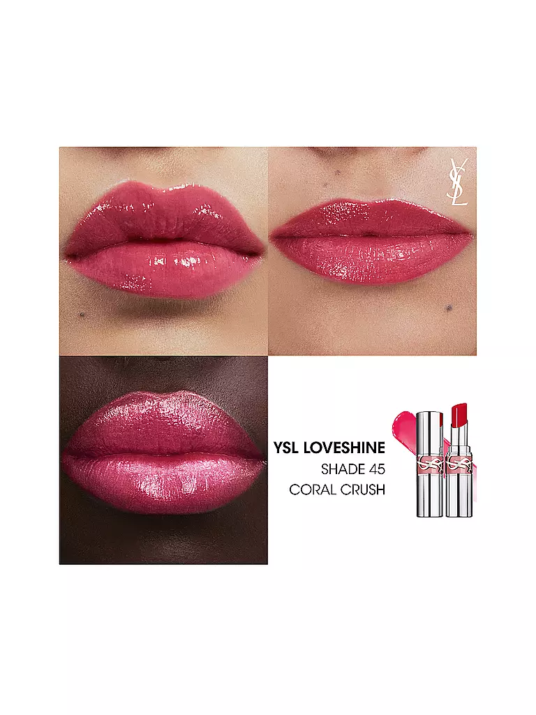 YVES SAINT LAURENT | Labial Loveshine (45 Coral Crush) | Coral